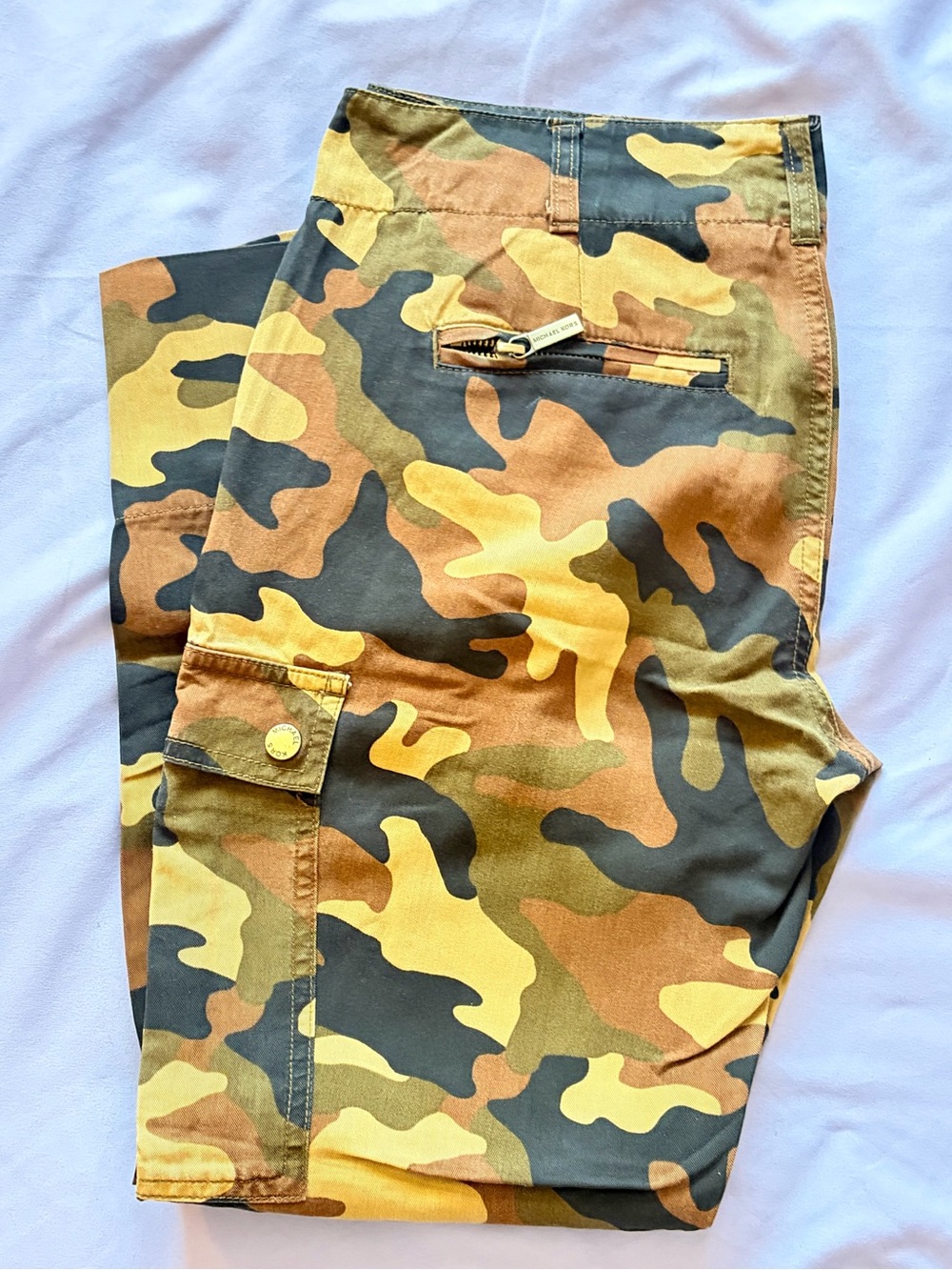 Camouflage Cargo Pants - Green/Brown Camo